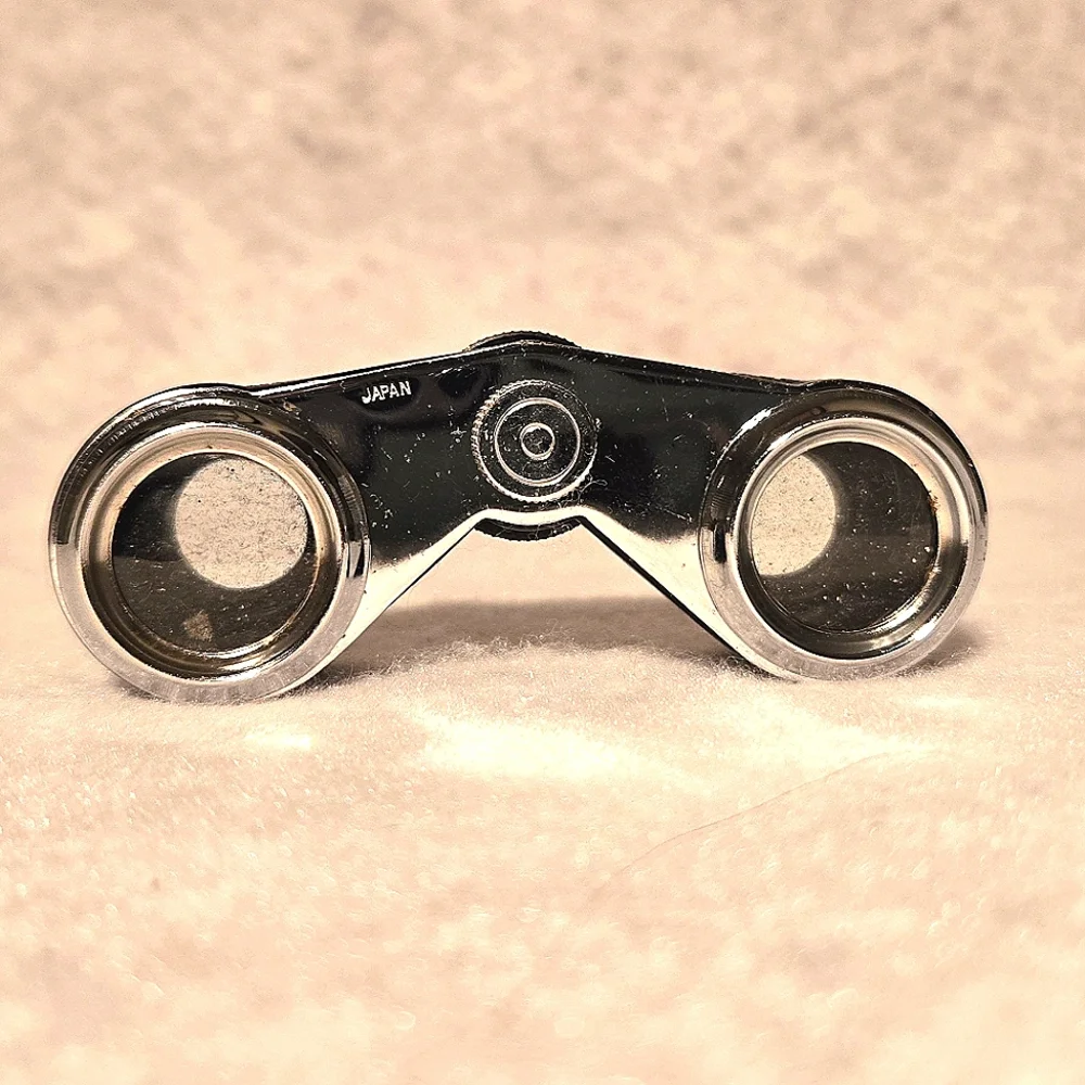 VTG Japan Selsi Everbrite Retractable Opera Glasses/Pocket Binoculars, Stamped - Picture 6 of 8